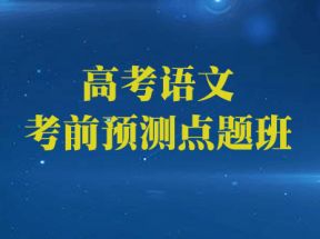 高考语文考前预测点题班网盘下载