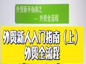 0到1学外贸新手到外贸精英全流程网盘下载