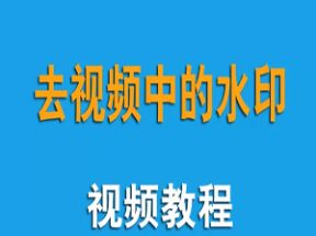 视频去水印视频教程10课网盘下载