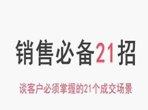 销售必备21招网盘下载